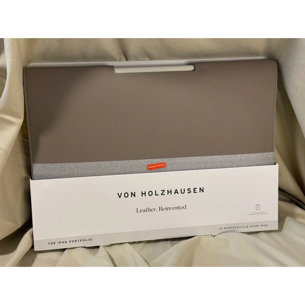 Von Holzhausen iPad Pro 12.9 Portfolio Technik Leather Sleeve  NEW‎